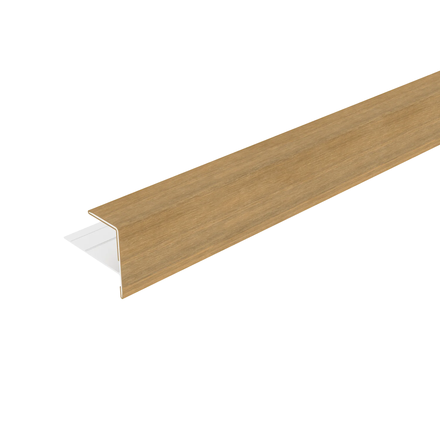 Eindprofiel NewTechWood Aluminium t.b.v. gevelbekleding | Red Cedar