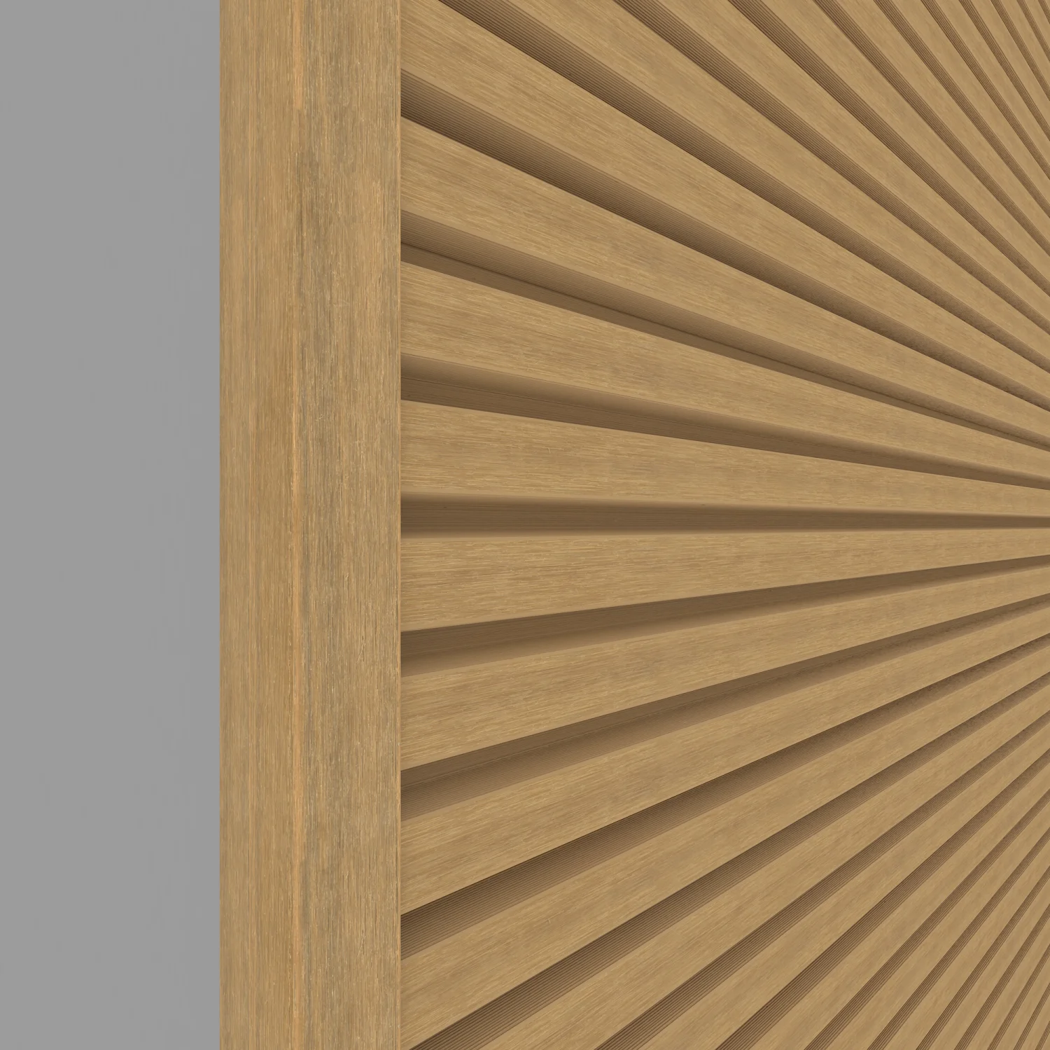 Eindprofiel NewTechWood Aluminium t.b.v. gevelbekleding | Red Cedar - Afbeelding 4