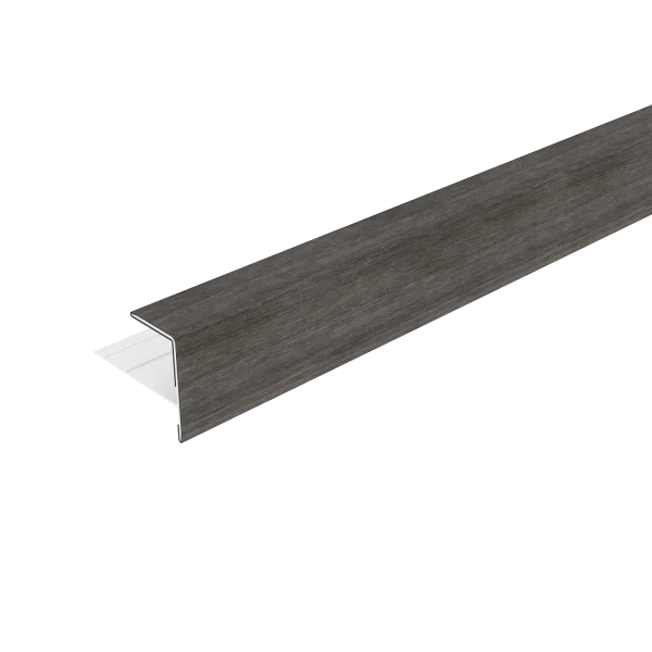 Eindprofiel NewTechWood Aluminium t.b.v. gevelbekleding | Silver Gray