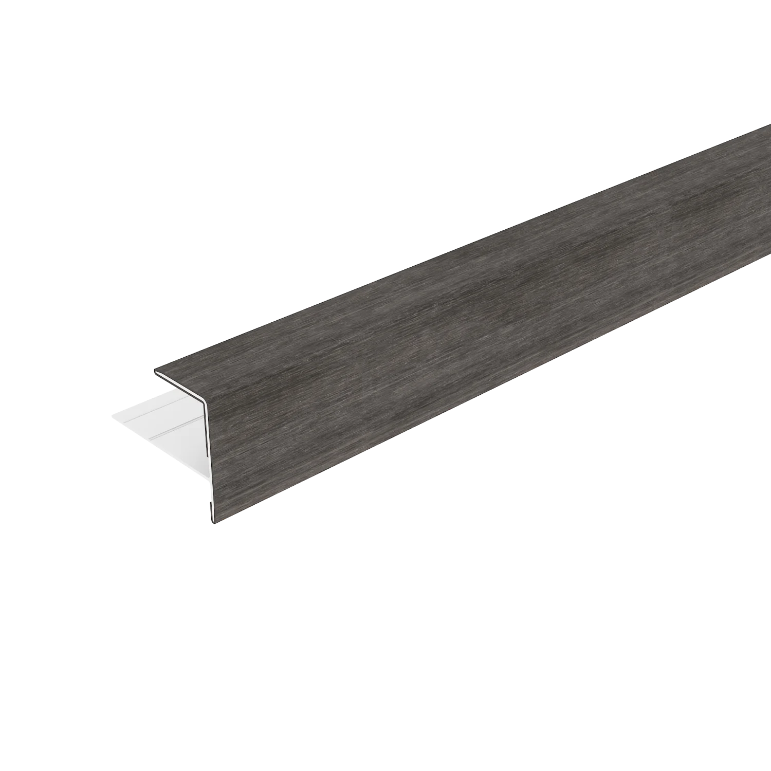 Eindprofiel NewTechWood Aluminium t.b.v. gevelbekleding | Silver Gray