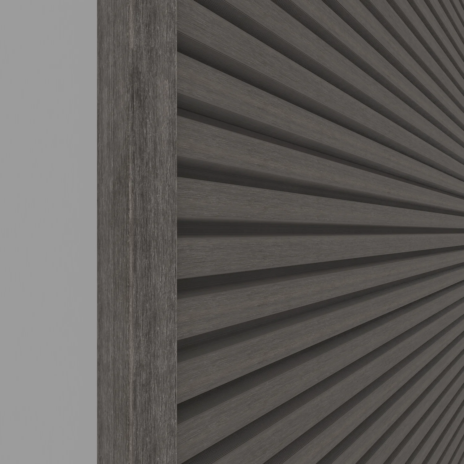 Eindprofiel NewTechWood Aluminium t.b.v. gevelbekleding | Silver Gray - Afbeelding 4