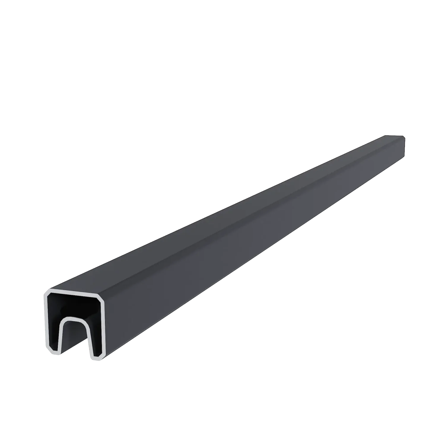 Frameset NewTechWood Aluminium t.b.v reguliere schuttingplanken | Zwart - Afbeelding 4