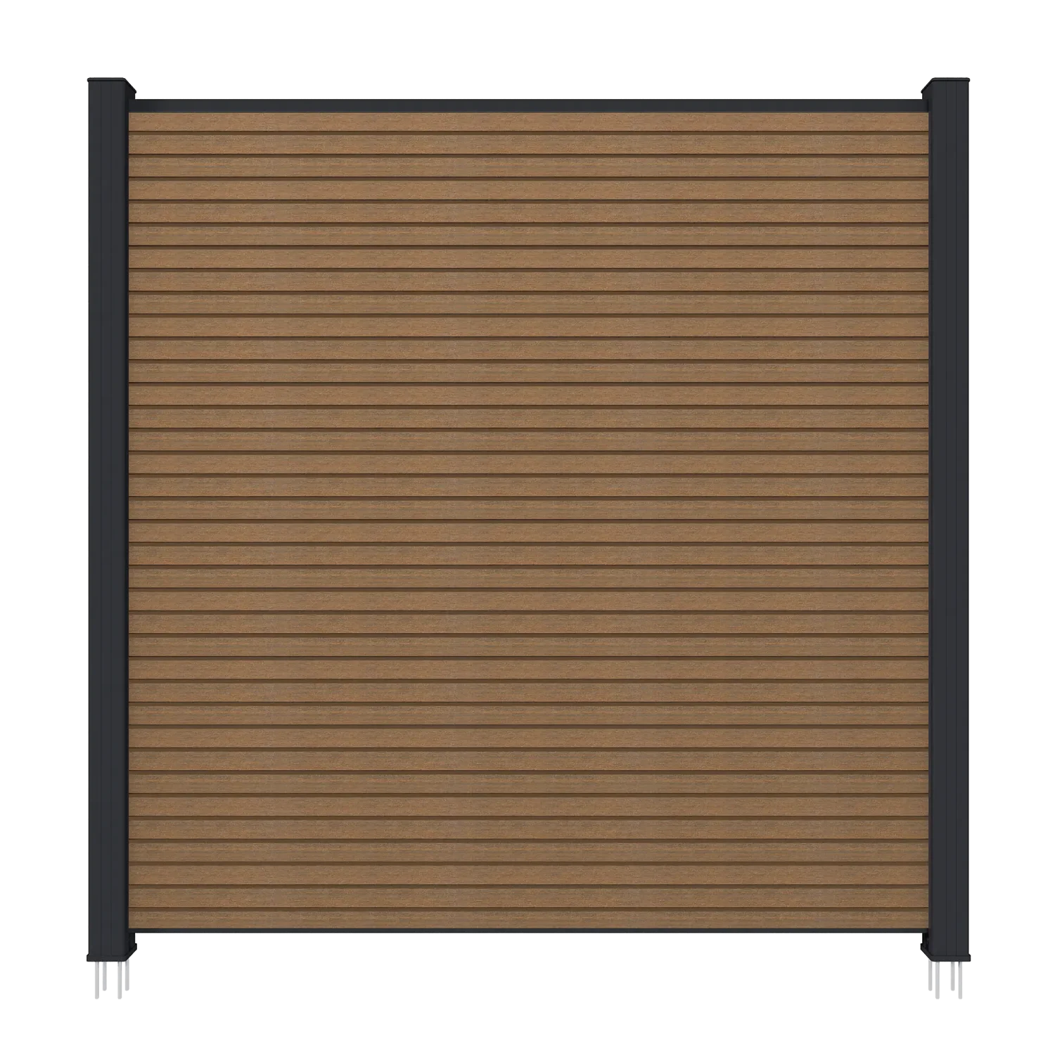 Schutting NewTechWood Composiet Triple Teak | 180 x 180 cm - Afbeelding 2