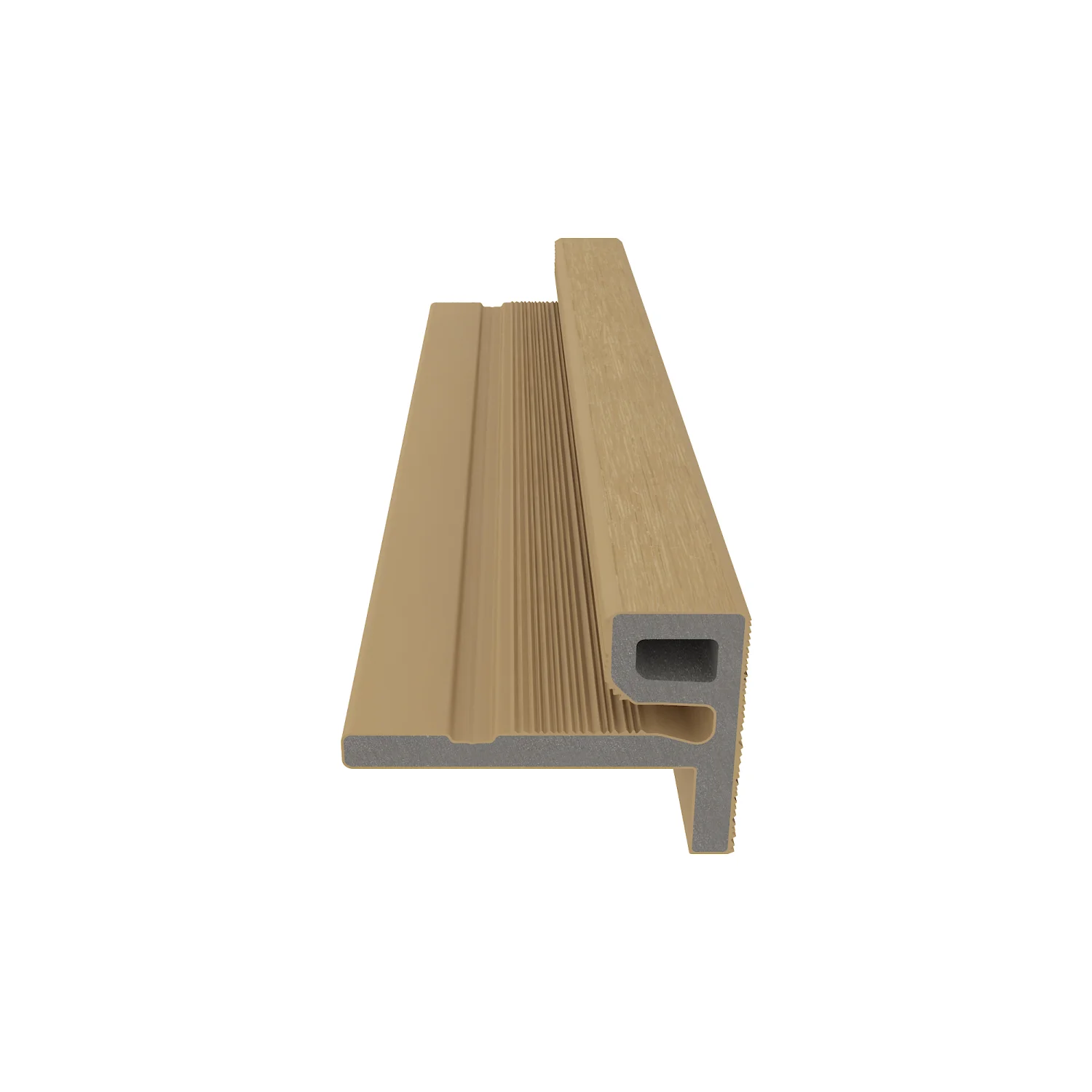 Eindprofiel NewTechWood Composiet t.b.v. wandbekleding | Red Cedar - Afbeelding 2