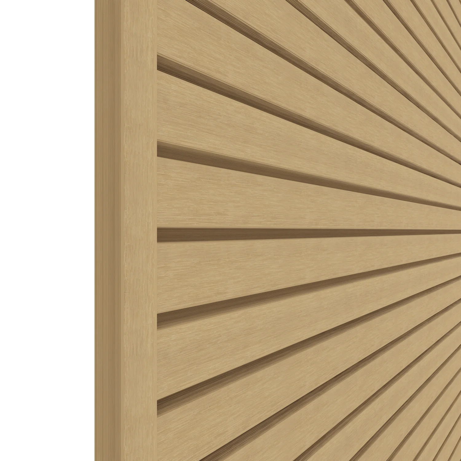 Eindprofiel NewTechWood Composiet t.b.v. wandbekleding | Red Cedar - Afbeelding 3