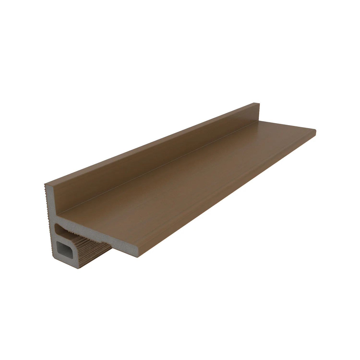 Eindprofiel NewTechWood Composiet t.b.v. wandbekleding | Teak - Afbeelding 3