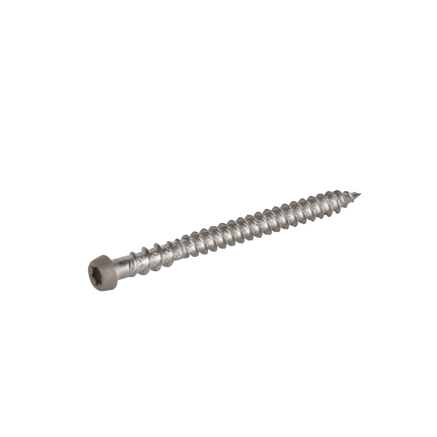 Vlonderschroef | RVS met gekleurde kop | Set à 100 stuks | Silver Gray - Afbeelding 2