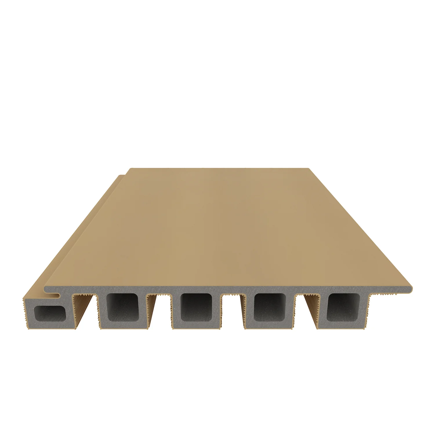 Wandbekleding NewTechWood Composiet Castellation 25 profiel | Red Cedar - Afbeelding 5