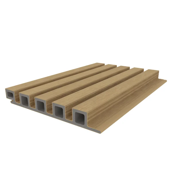 Wandbekleding NewTechWood Composiet Castellation 25 profiel | Red Cedar