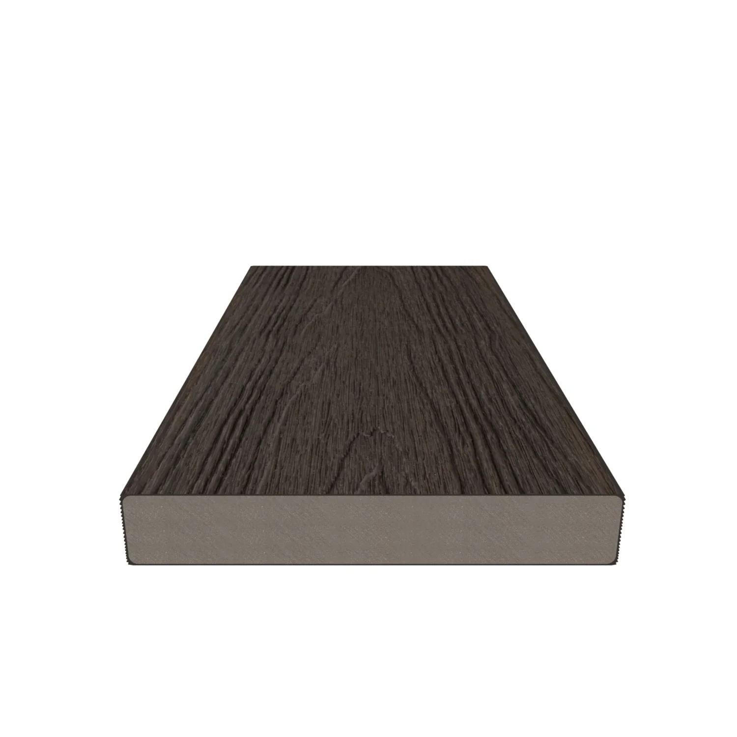 Kantplank NewTechWood Composiet Houtstructuur | Walnoot | 13,8 cm - Afbeelding 2