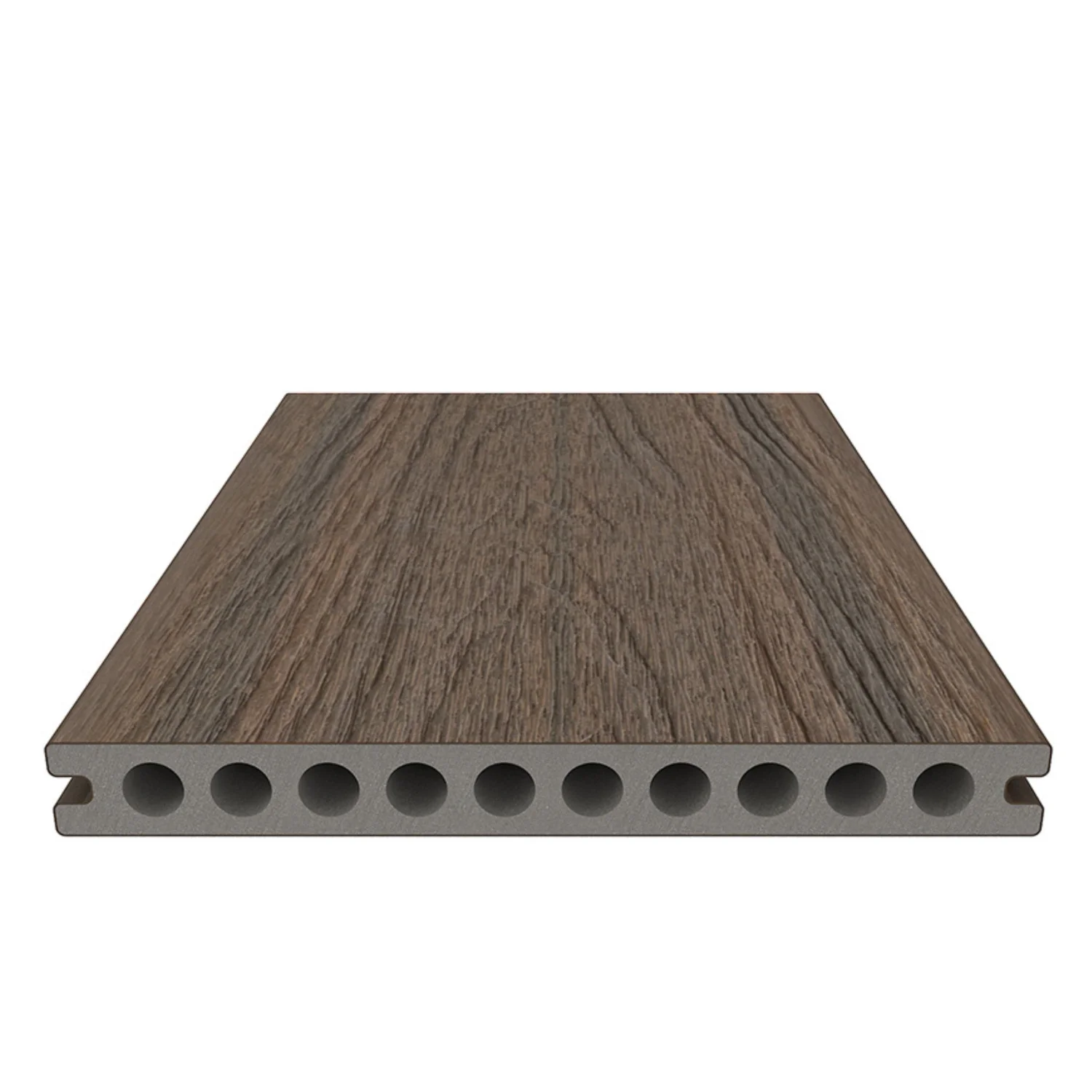 Sample | Vlonderplank NewTechWood Composiet Houtstructuur | Ipé | 21 cm