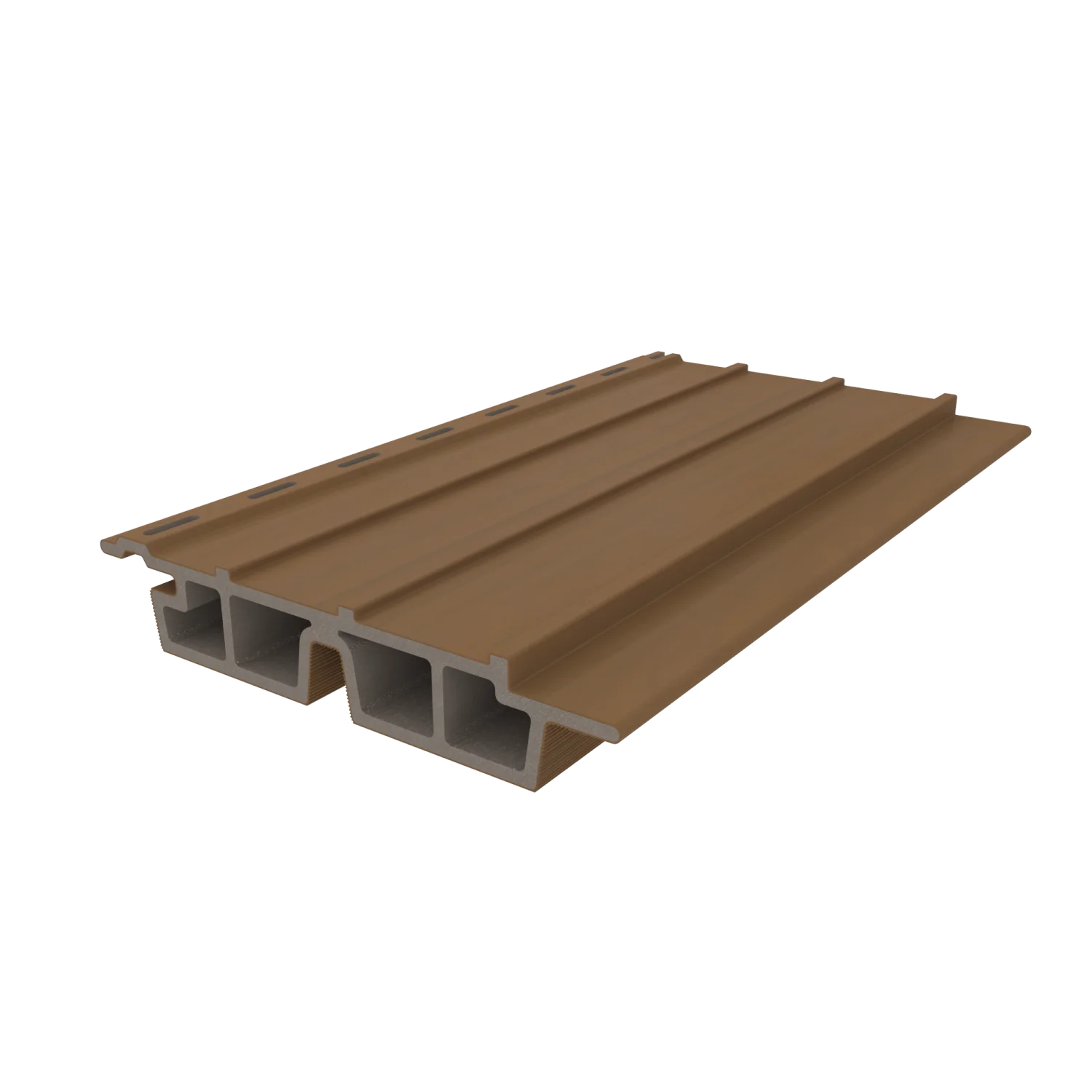 Sample | Gevelbekleding NewTechWood Composiet Castellation PRO65 | Teak - Afbeelding 5
