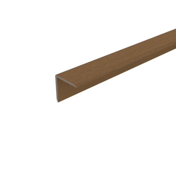 Hoekprofiel NewTechWood Composiet t.b.v. wandbekleding vlak | Teak