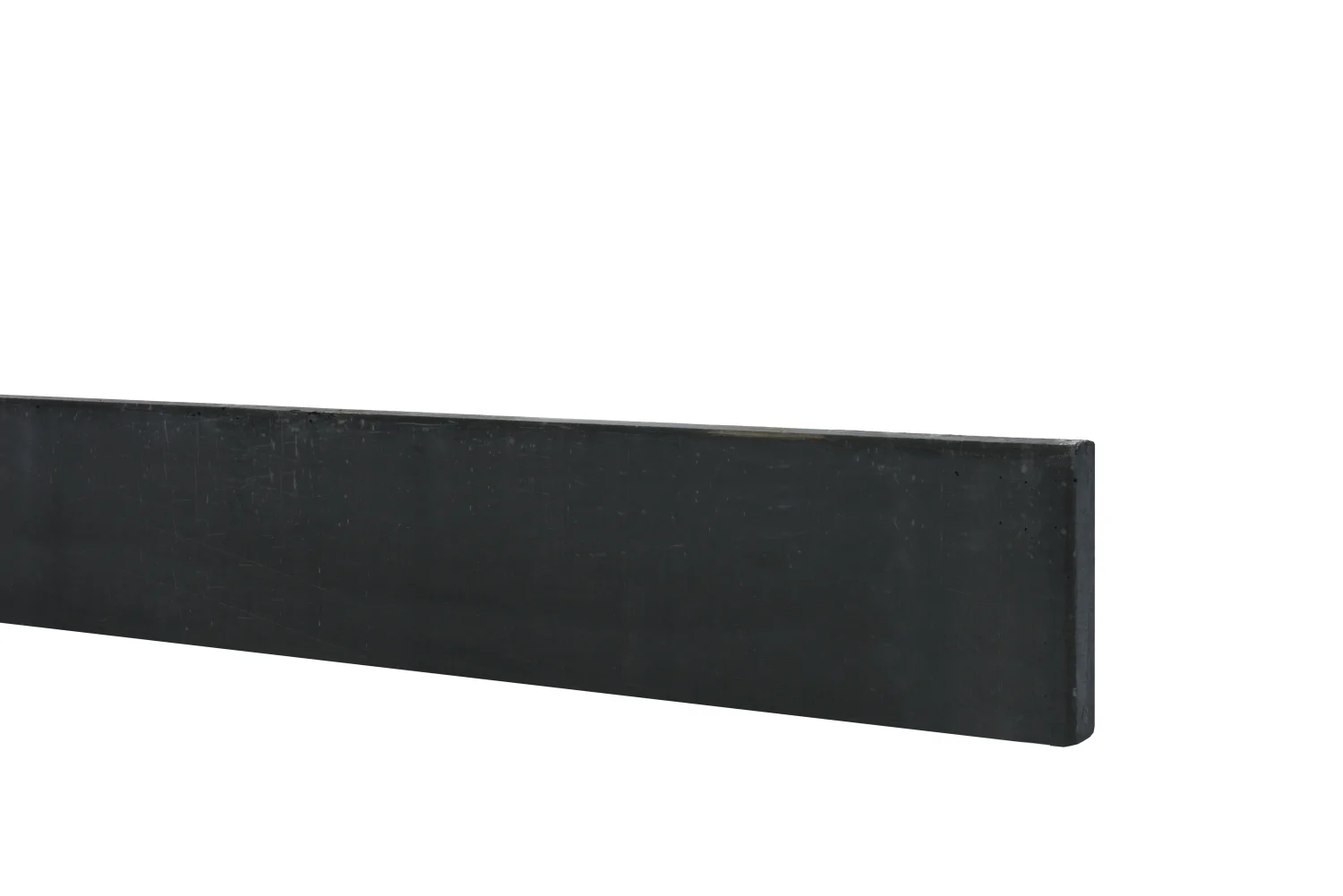 Betonplaat glad | antraciet gecoat | 3,5 x 24 x 184 cm