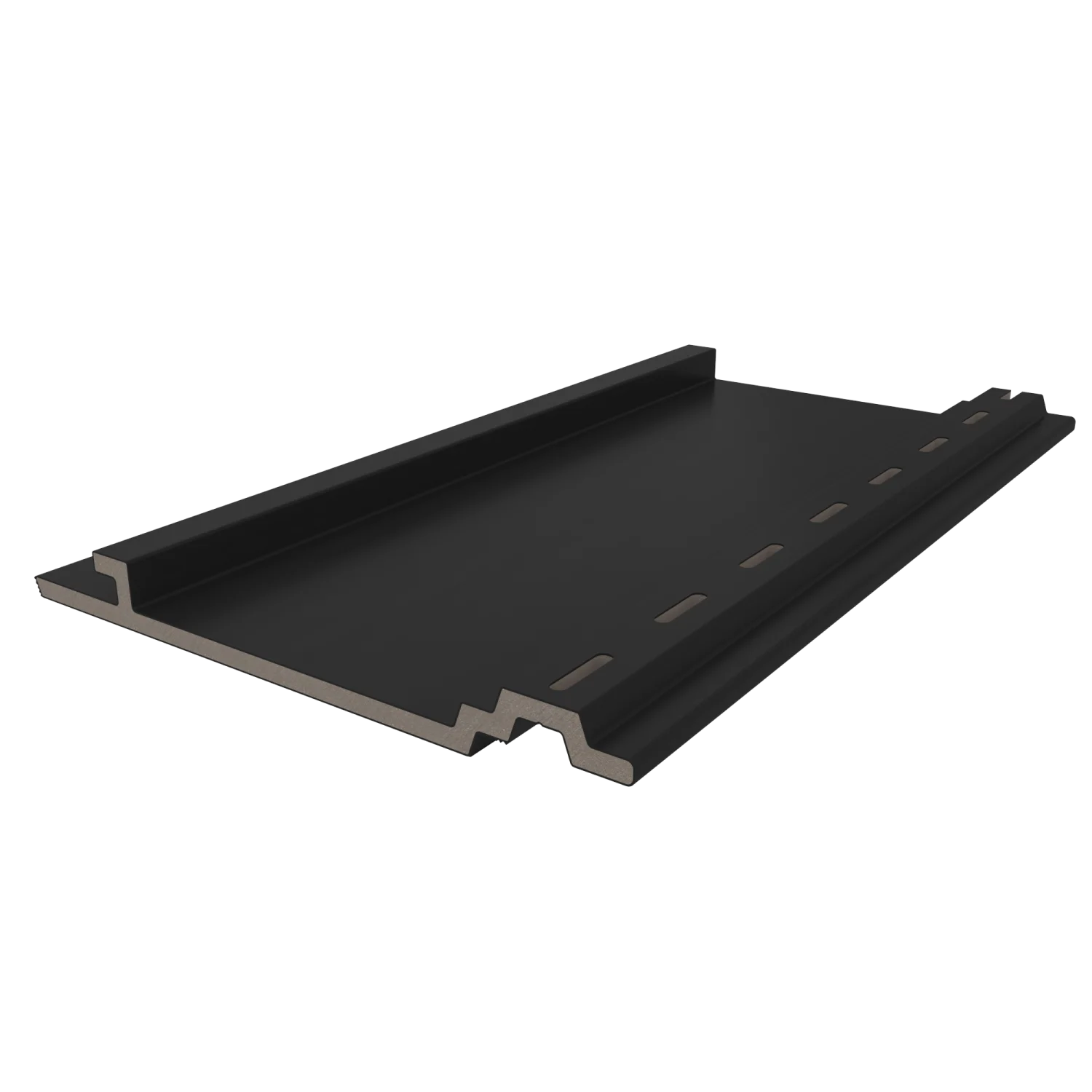 Sample | Wandbekleding vlak NewTechWood Composiet | Ebony Zwart - Afbeelding 5