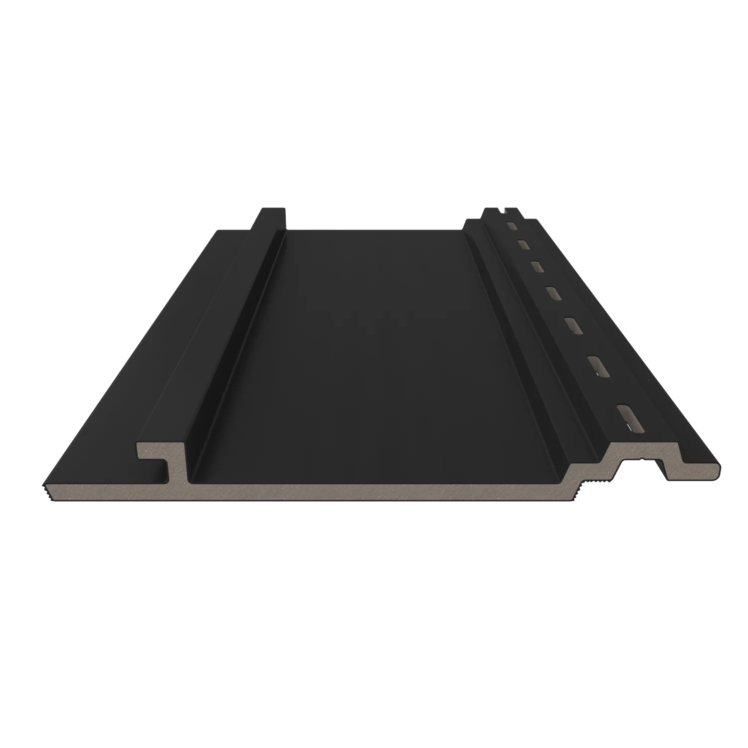 Sample | Wandbekleding vlak NewTechWood Composiet | Ebony Zwart - Afbeelding 4