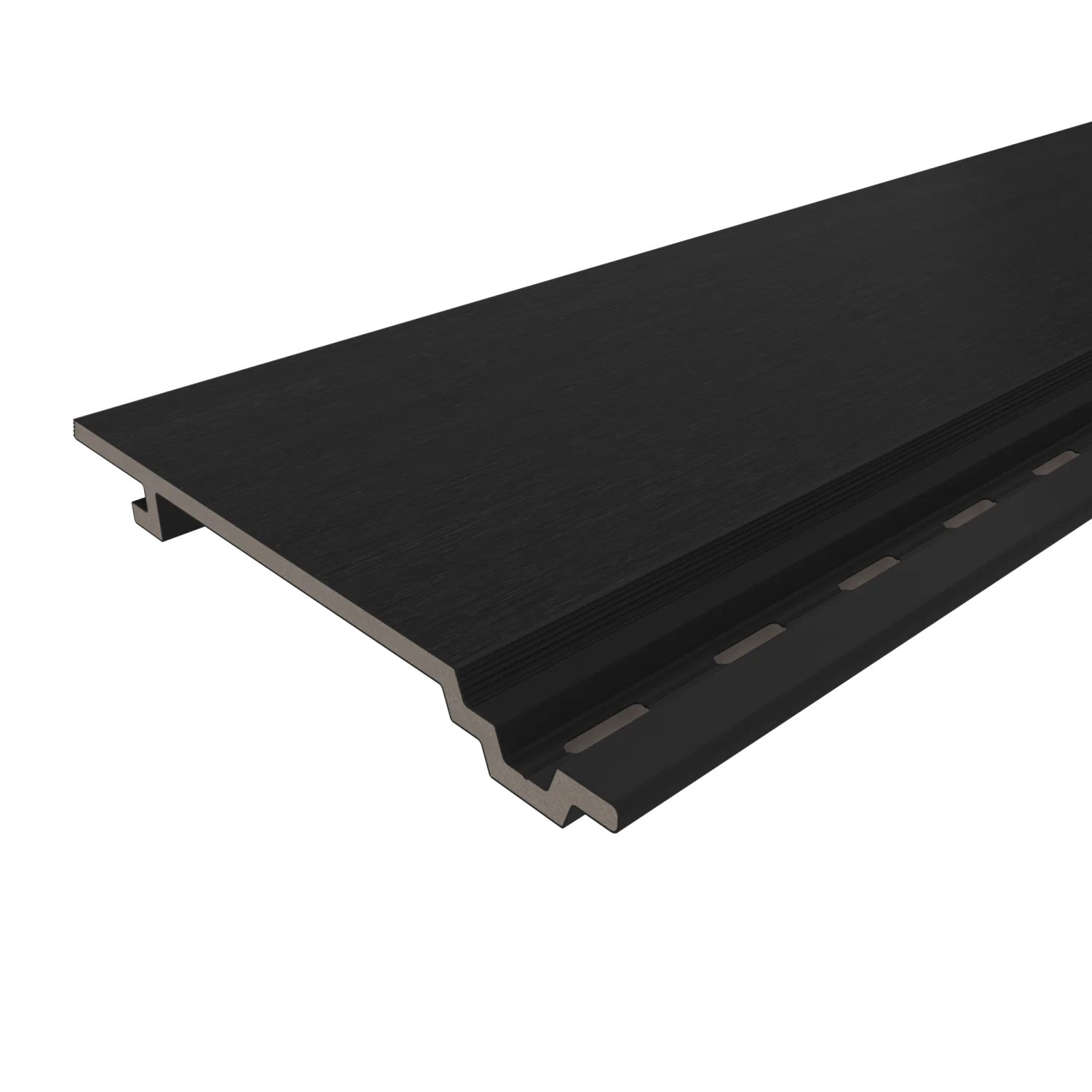Sample | Wandbekleding vlak NewTechWood Composiet | Ebony Zwart - Afbeelding 3