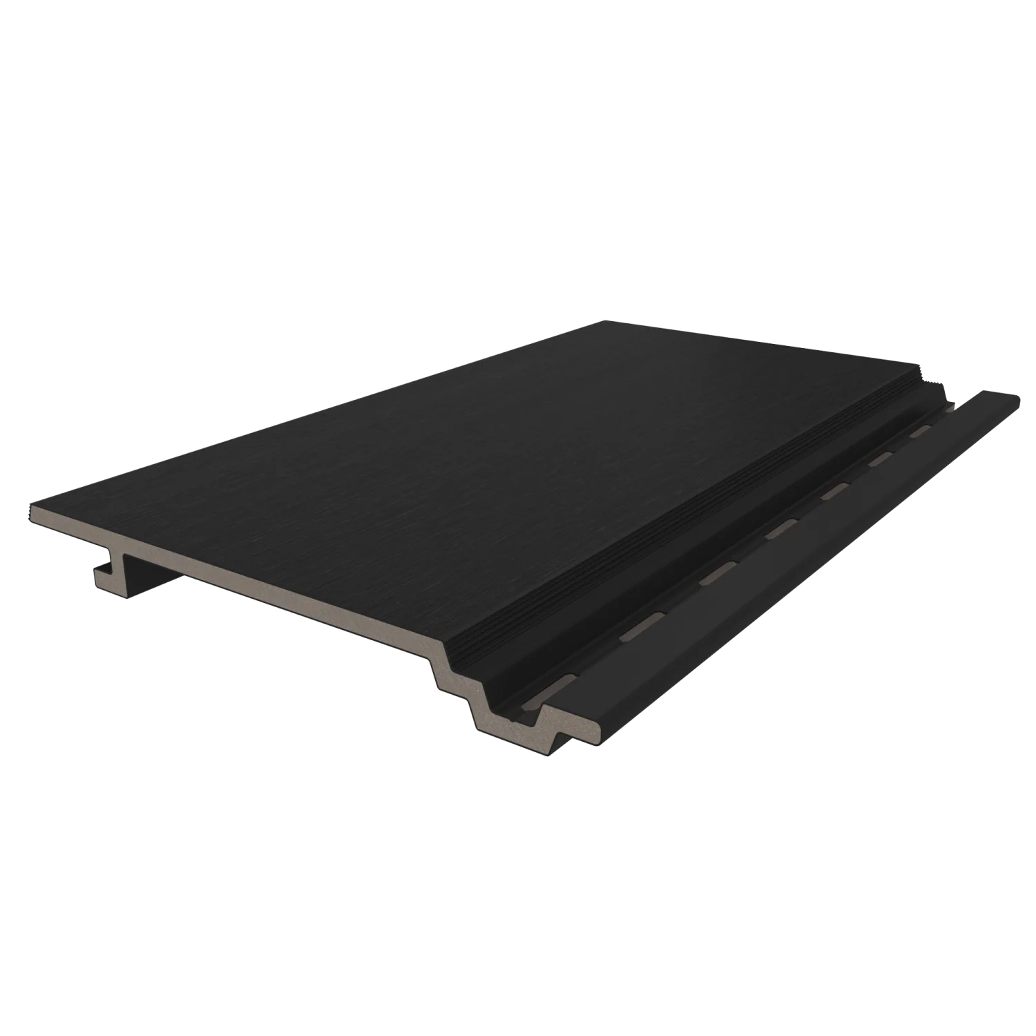 Sample | Wandbekleding vlak NewTechWood Composiet | Ebony Zwart - Afbeelding 2