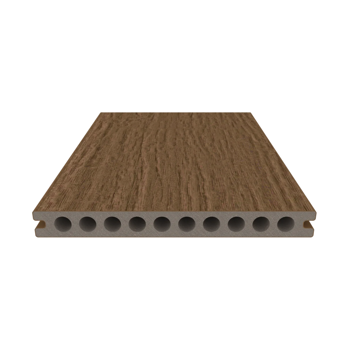 Sample | Vlonderplank NewTechWood Composiet Old World | Teak | 21 cm