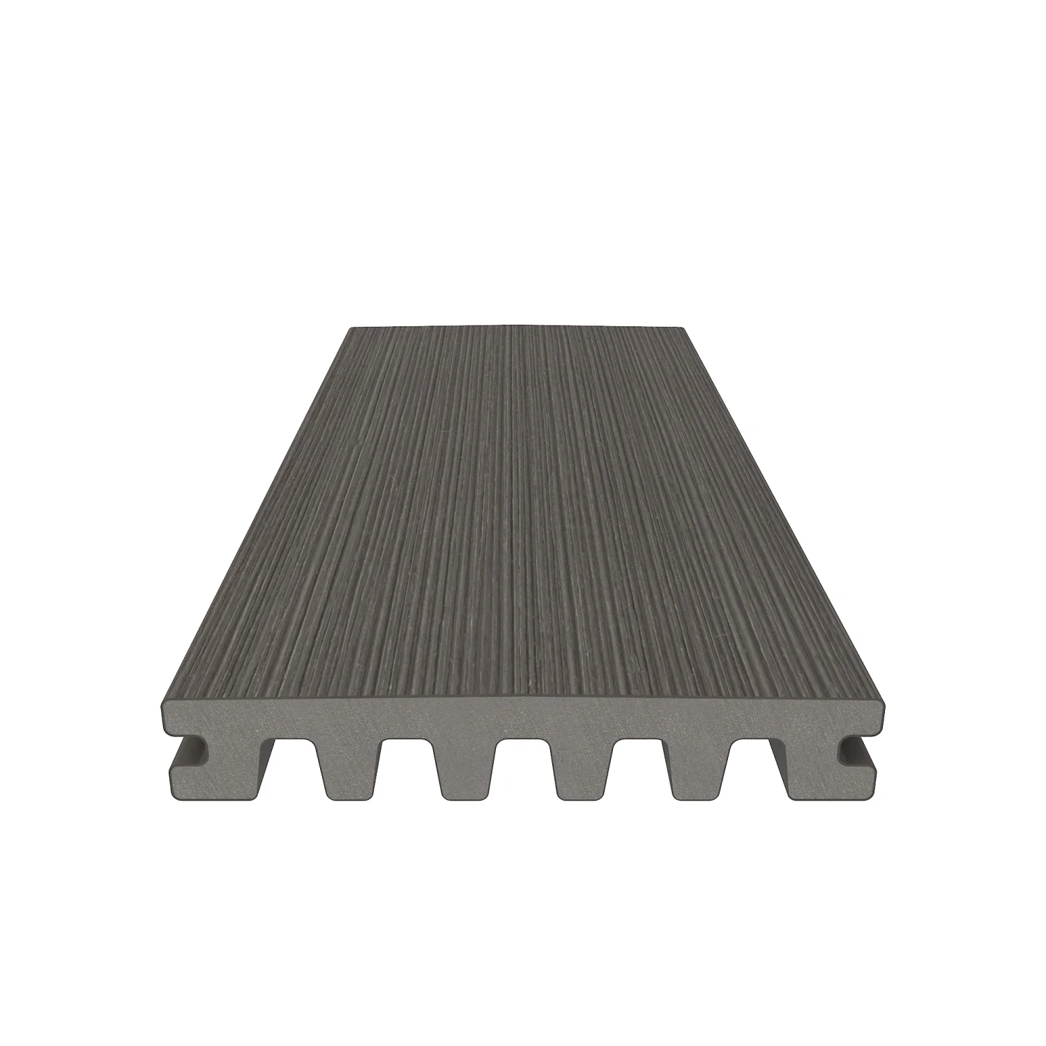 Sample | Vlonderplank NewTechWood Composiet Enkelzijdig | Silver Gray | 13,8 cm