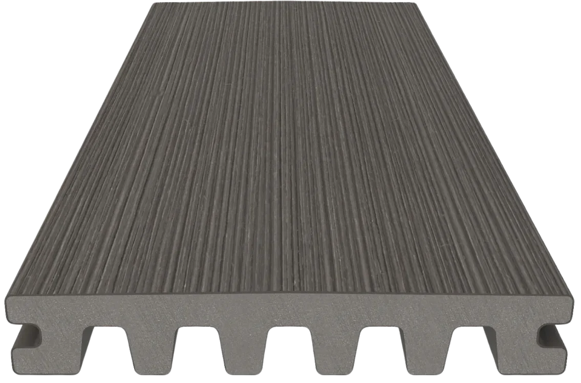 Vlonderplank smal-Enkelzijdig-NewTechWood-Silver-Gray-product-bovenkant 1